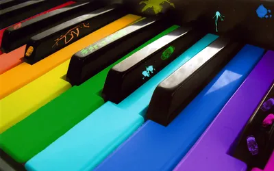Piano Keys Vibrant Artistic Colors Abstract Wallpaper 4K 1920x1200 Hd, Desktop, Wallpaper, Featuring, Piano, Keys, With, Vibrant, Artistic, Colors, Creating, Eye-catching, Red, Brown, Ultrawide, Full HD