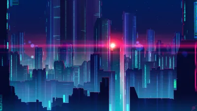 Futuristic City Sci World Wallpaper 4K 2558x1438 Dark Blue, Full HD, Ultrawide