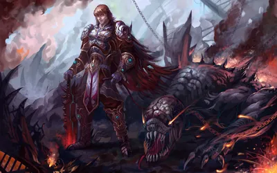 Depicting Dark Warrior Fantasy Wallpaper 4K 1680x1050 Hd, Pc, Desktop, Wallpaper, Depicting, A, Dark, Warrior, Clad, Armor, Standing, Beside, White, Gray, Ultrawide
