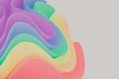 Abstract Colorful Waves Abstract Wallpaper 4K 4608x3072 Abstract, Colorful, 3d, Waves, Form, A, Smooth, Modern, Design, Ultra, Windows, Desktop, Gray, Landscape, 4k