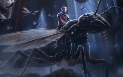 Dramatic Movie Ant Abstract Wallpaper 4K 2880x1800 A, Dramatic, Hd, Wallpaper, From, The, Movie, Ant-man, Features, Superhero, Riding, Giant, Brown, Ultrawide, QHD