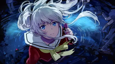 Nao Tomori Charlotte Black/Dark Wallpaper 4K 1920x1080 Hd, Wallpaper, Featuring, Nao, Tomori, From, Charlotte, Anime, Long, White, Hair, Blue, Gray, Ultrawide, Full HD