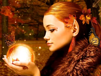 Calm Definition Wallpaper Fantasy Wallpaper 4K 1920x1089 A, High-definition, Fantasy, Wallpaper:, Featuring, Mysterious, Woman, Dark, Enchanted, Forest, Surrounded, Glowing, Orange, Pink, Ultrawide, Full HD