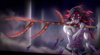 Kokushibo Demon Slayer Kimetsu Black/Dark Wallpaper 4K 2508x1376 Hd, Desktop, Wallpaper, Of, Kokushibo, From, Demon, Slayer:, Kimetsu, Yaiba, Showcasing, Gray, Ultrawide, Full HD