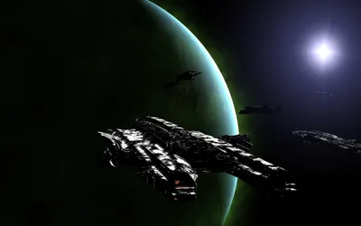 Sci Sleek Spaceship Space Wallpaper 4K 2560x1600 A, Sci-fi, Scene, Featuring, Sleek, Spaceship, Navigating, Near, Vibrant, Green, Planet, Illuminated, Gray, White, Ultrawide, QHD