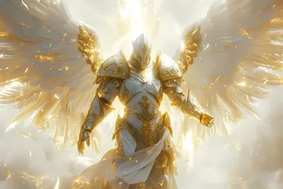Fantasy Warrior Angel Glowing Fantasy Wallpaper 4K 5376x3584 A, 4k, Ultra, Hd, Fantasy, Warrior, Angel, With, Glowing, White, Gold, Armor, Landscape