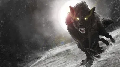 Vibrant Dark Wallpaper Space Wallpaper 4K 3200x1800 Hd, Pc, Desktop, Wallpaper, Showing, A, Dark, Menacing, Werewolf, Glowing, Eyes, Against, White, Gray, Ultrawide, QHD