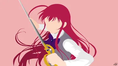 Minimalist Anime Emi Yusa Devil Minimal Wallpaper 4K 1920x1080 Minimalist, Hd, Anime, Wallpaper, Featuring, Emi, Yusa, From, Devil, Part-timer, Flowing, Red, Pink, White, Ultrawide, Full HD