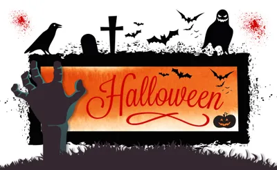 Dark Halloween Themed Graveyard Bats Black/Dark Wallpaper 4K 4000x2459 Dark, Halloween-themed, 4k, Ultra, Hd, Desktop, Wallpaper, Featuring, Graveyard, Bats, Crow, Ghostly, White, Orange, Ultrawide