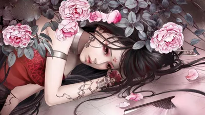 Anime Wallpaper 1364x766 Abstract Wallpaper 4K 1364x766 Ultrawide