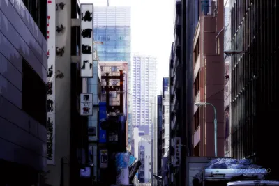 Dark Anime Wallpaper World Wallpaper 4K 3000x2000 Hd, Anime, Cityscape, Wallpaper, Showing, A, Narrow, Urban, Street, Framed, Tall, Buildings, White, Landscape, QHD