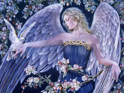 Golden Fantasy Wallpaper Animals Wallpaper 4K 1600x1200 Hd, Desktop, Wallpaper:, Featuring, A, Fantasy, Angel, With, Large, Wings, Adorned, Blue, Gray, Landscape