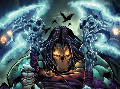 Dark Warrior Darksiders Games Wallpaper 4K 2169x1612 Skull-adorned, Full HD, Landscape