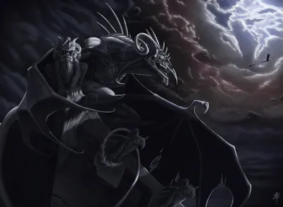 Wings Statue Gargoyle Dark Creature Black/Dark Wallpaper 4K 4442x3241 Landscape, 4k