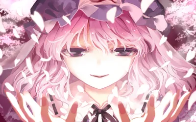 Moody Yuyuko Wallpaper Abstract Wallpaper 4K 1920x1200 Yuyuko, Saigyouji, Anime, Touhou, Hd, Desktop, Wallpaper, White, Ultrawide, Full HD