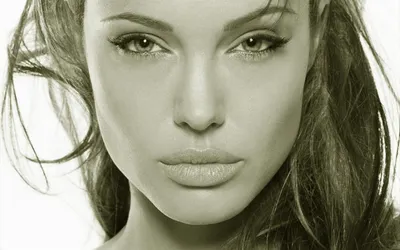 Definition Close Portrait Abstract Wallpaper 4K 1920x1200 High-definition, Desktop, Wallpaper, Featuring, A, Close-up, Portrait, Of, Angelina, Jolie, Serene, Expression, Gray, Ultrawide, Full HD