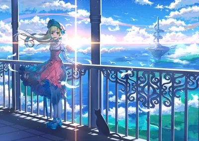 Vibrant Anime Wallpaper Wallpaper 4K, Nature category