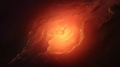 Dreamy Orange Wallpaper Space Wallpaper 4K 5120x2880 A, Stunning, 4k, Ultra, Hd, Wallpaper, Featuring, An, Orange, Nebula, Amidst, Dark, Brown, Ultrawide