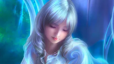 Vivid Fantasy Wallpaper Fantasy Wallpaper 4K 1920x1080 A, Fantasy-themed, Hd, Desktop, Wallpaper, Featuring, Serene, Woman, Long, Flowing, Silver, Hair, Brown, Ultrawide, Full HD