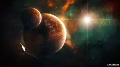 Voyager Satellite Near Two Space Wallpaper 4K 2558x1438 Near, Full HD, Ultrawide