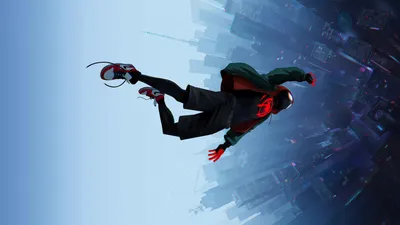 General Wallpaper 7678x4318 World Wallpaper 4K 7678x4318 Dark Blue, Spider-man, Spider-verse, Ultrawide, 4k