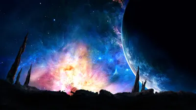 Sci Vibrant Space Colorful Nebula Space Wallpaper 4K 3840x2160 Hd, Sci-fi, Desktop, Wallpaper:, Featuring, A, Vibrant, Space, Scene, Colorful, Nebula, Dark, White, Ultrawide, 4k