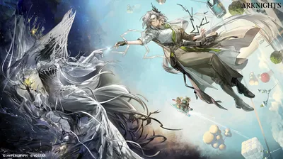 Arknights Video Game Games Wallpaper 4K 7000x3925 5k, Ultra, Hd, Pc, Desktop, Wallpaper, Of, (arknights), Video, Game, Airborne, Operator, White, Ultrawide, 4k