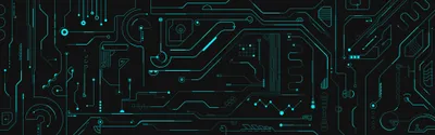 Dreamy Stylized Wallpaper Technology Wallpaper 4K 3840x1200 Hd, Desktop, Wallpaper, Featuring, A, Stylized, Circuit, Design, Vibrant, Blue, Against, Dark, Black, Orange, Ultrawide, 4k