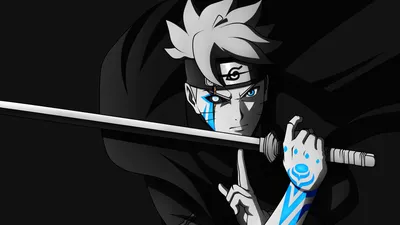 Dark Boruto Wallpaper Wallpaper 4K, Black/Dark category