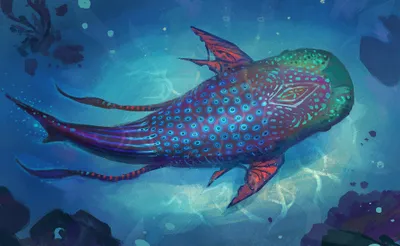 Fantasy Vibrant Otherworldly Fish Abstract Wallpaper 4K 2069x1275 Hd, Fantasy, Wallpaper, Featuring, A, Vibrant, Otherworldly, Fish, Glowing, Patterns, Colors, Swimming, Brown, Ultrawide, Full HD