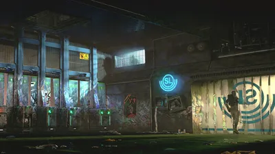 Futuristic Sci Cityscape Neon Wallpaper 4K, World category