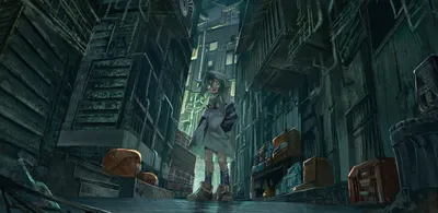 Anime City World World Wallpaper 4K 2868x1396 Anime, City, Hd, Desktop, Wallpaper, Gray, Brown, Ultrawide, QHD