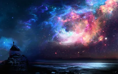 Sci Depicting Vibrant Nebula Star Space Wallpaper 4K 3198x1998 Sci‑fi, Star-filled, Ultrawide, QHD