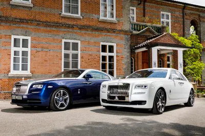 Calm Two Wallpaper Cars Wallpaper 4K 4096x2731 A, Stunning, Hd, Desktop, Wallpaper, Featuring, Two, Elegant, Rolls-royce, Cars, Blue, Wraith, Gray, White, Landscape, 4k