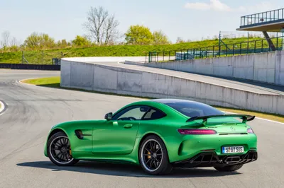 Green Amg Racetrack Wallpaper 4K, Abstract category