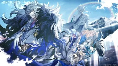 Video Game Arknights Dramatic Blue Nature Wallpaper 4K 1920x1082 Hd, Pc, Desktop, Wallpaper, For, The, Video, Game, (arknights), Dramatic, Blue, White, Gray, Ultrawide, Full HD