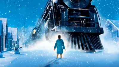 Snowy Movie Polar Express Nature Wallpaper 4K 1918x1078 Ultrawide