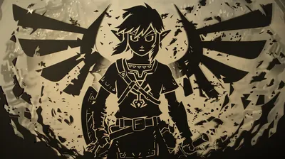 Iconic Character Link Legend Zelda Black/Dark Wallpaper 4K 2912x1632 Hd, Desktop, Wallpaper:, Featuring, The, Iconic, Character, Link, Legend, Zelda, Series, Stylized, Gray, Ultrawide, QHD