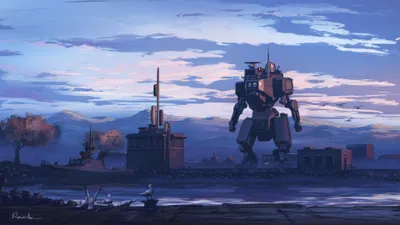 Sci Depicting Massive Robot Wallpaper 4K, Nature category