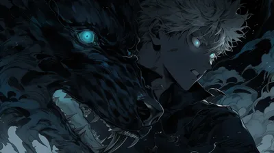 Moody Anime Wallpaper Black/Dark Wallpaper 4K 2912x1632 Hd, Anime, Desktop, Wallpaper, Featuring, Satoru, Gojo, From, Jujutsu, Kaisen, Set, Against, Brown, Gray, Ultrawide, QHD
