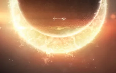 Vivid Sci Wallpaper Space Wallpaper 4K 3840x2400 4k, Ultra, Hd, Pc, Desktop, Wallpaper, Sci-fi, Scene, Sci, Blazing, Sun, Rimlighting, White, Ultrawide