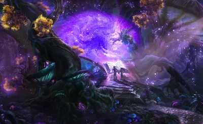 Epic Depicting Wallpaper Fantasy Wallpaper 4K 3272x2000 Hd, Desktop, Wallpaper, Depicting, A, Fantasy, Scene, With, Magical, Underwater, Portal, Vibrant, Purple, Orange, Ultrawide, QHD