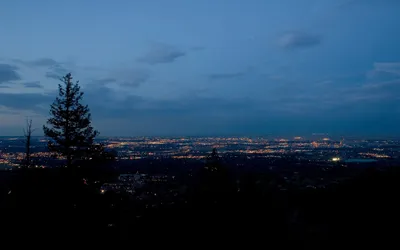 Dark Cityscape Night Wallpaper 4K, Black/Dark category