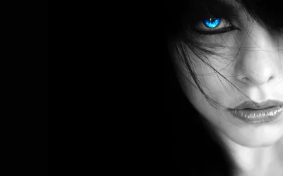 Crisp Dark Wallpaper Black/Dark Wallpaper 4K 1920x1200 A, Dark, And, Gothic, Hd, Desktop, Wallpaper:, Featuring, Mysterious, Woman, Striking, Blue, Gray, Ultrawide, Full HD