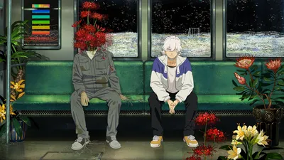 Dreamy Anime Wallpaper Space Wallpaper 4K 1920x1080 Anime, Hd, Pc, Desktop, Wallpaper, Background, Fool, Night, White-haired, Teen, Red-spider-lily-headed, White, Gray, Ultrawide, Full HD