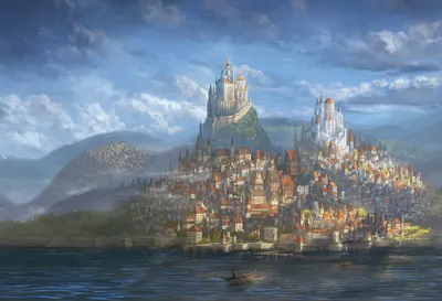 General Wallpaper 1998x1367 Fantasy Wallpaper 4K 1998x1367 Castle-like, Full HD, Landscape