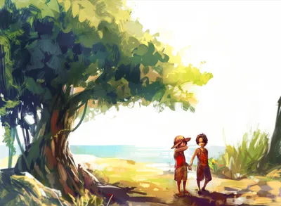 Vibrant Portgas Ace Monkey Abstract Wallpaper 4K 1542x1130 A, Vibrant, Hd, Wallpaper, Featuring, Portgas, D., Ace, Monkey, Luffy, Poignant, Moment, White, Landscape