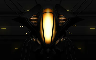 Abstract Design Glowing Golden Black/Dark Wallpaper 4K 2558x1598 Full HD, Ultrawide