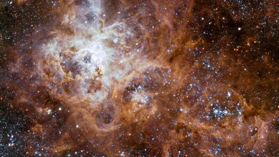 Vivid Sci Space Dense Star Wallpaper 4K, Space category