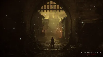 Plague Tale Innocence Abstract Wallpaper 4K 1920x1080 Hd, Wallpaper, From, A, Plague, Tale, Innocence, Featuring, Character, Medieval, Setting, Brown, Orange, Ultrawide, Full HD